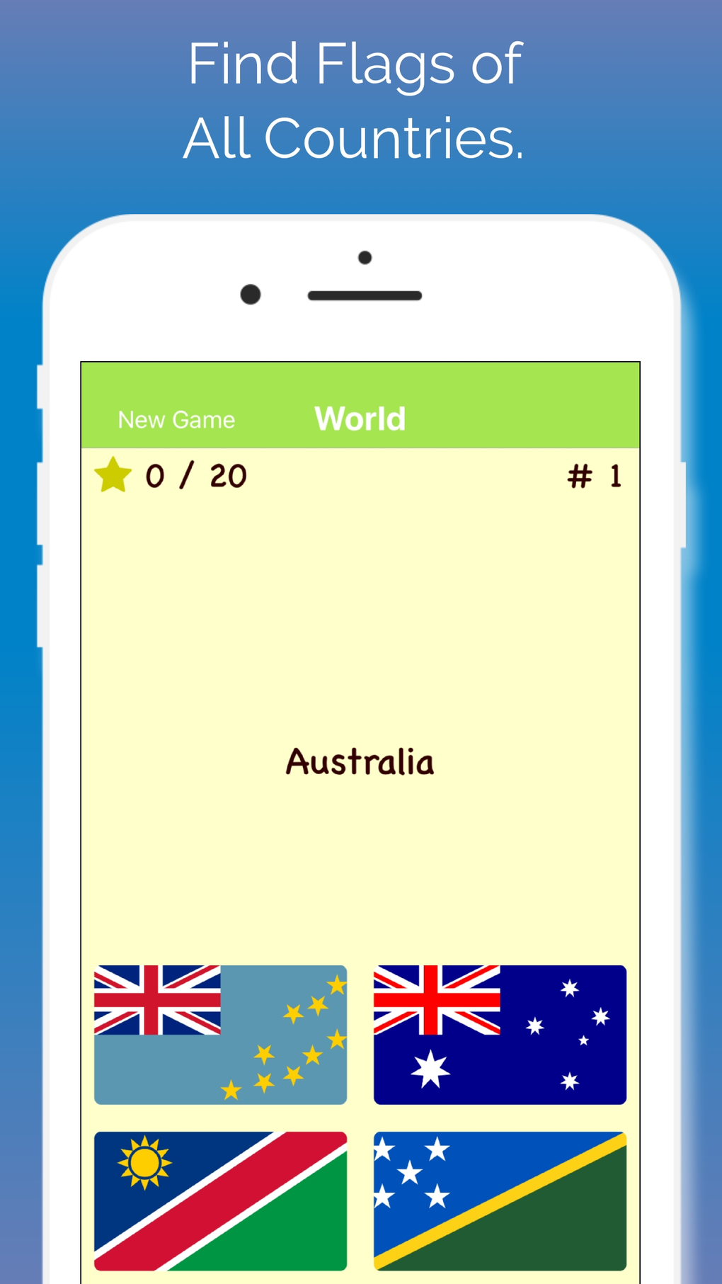 Flags Quiz Find All Countries for iPhone - Download