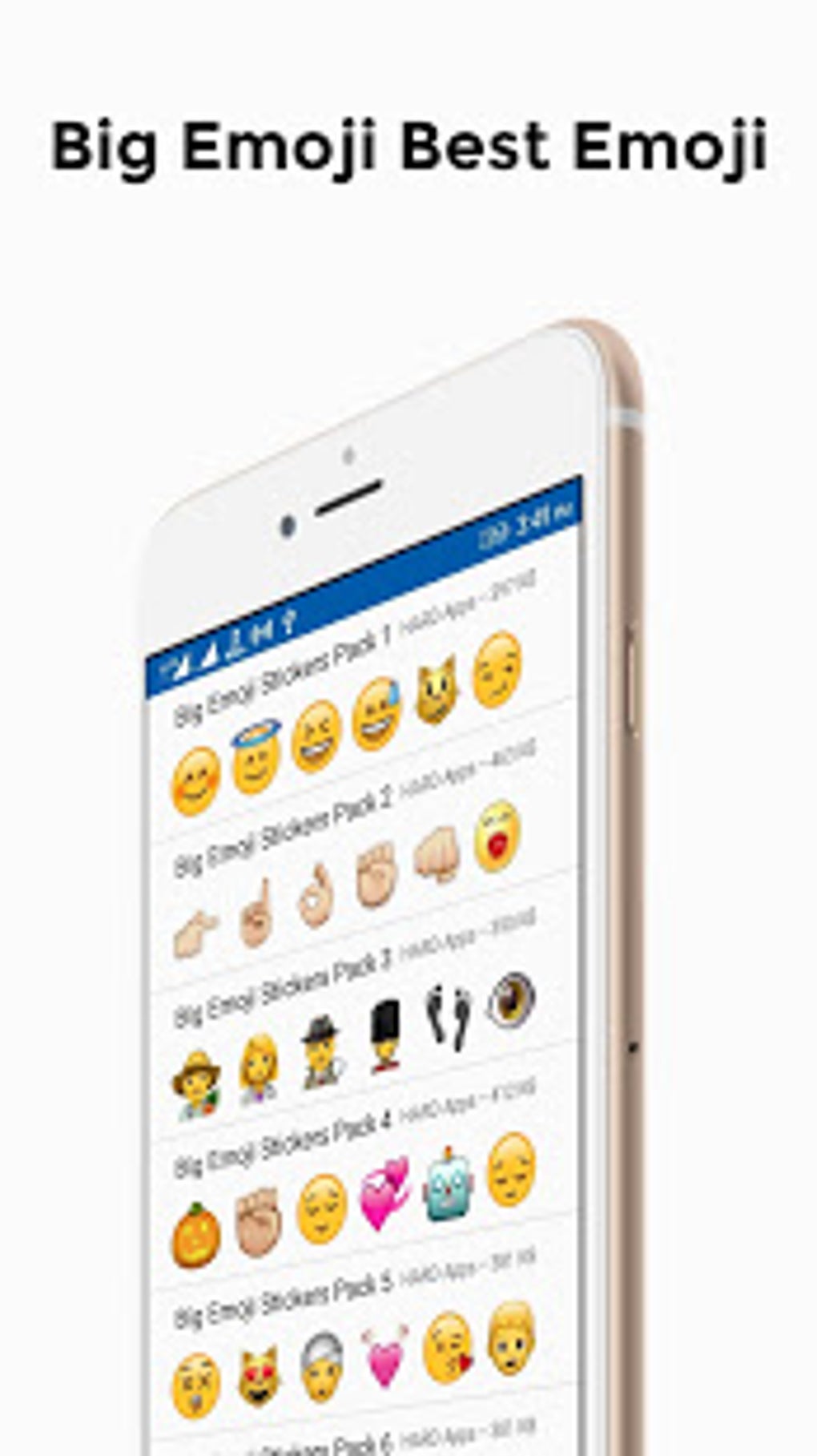 Big Emoji Stickers For Whatsapp для Android — Скачать