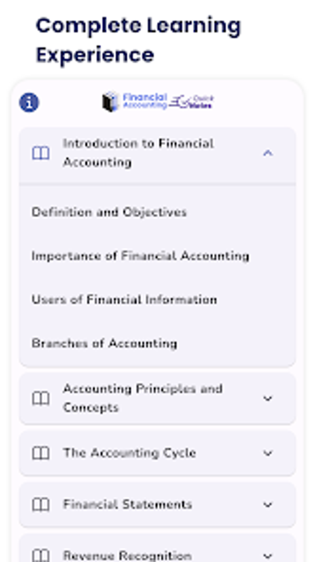 Android Financial Accounting Notes 