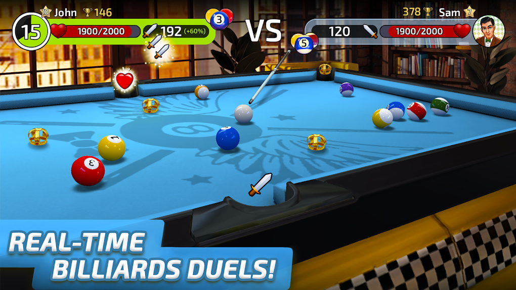 Pool Clash: 8 Ball Billiards Snooker  Jogue Agora Online Gratuitamente -  Y8.com