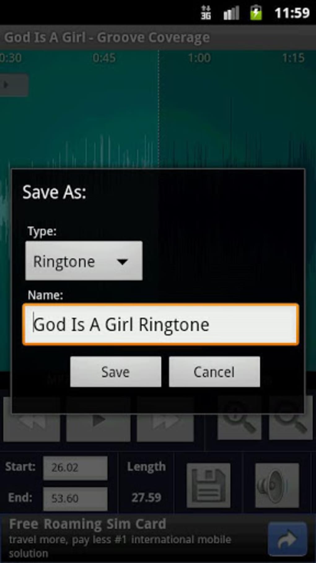 android ringtone editor