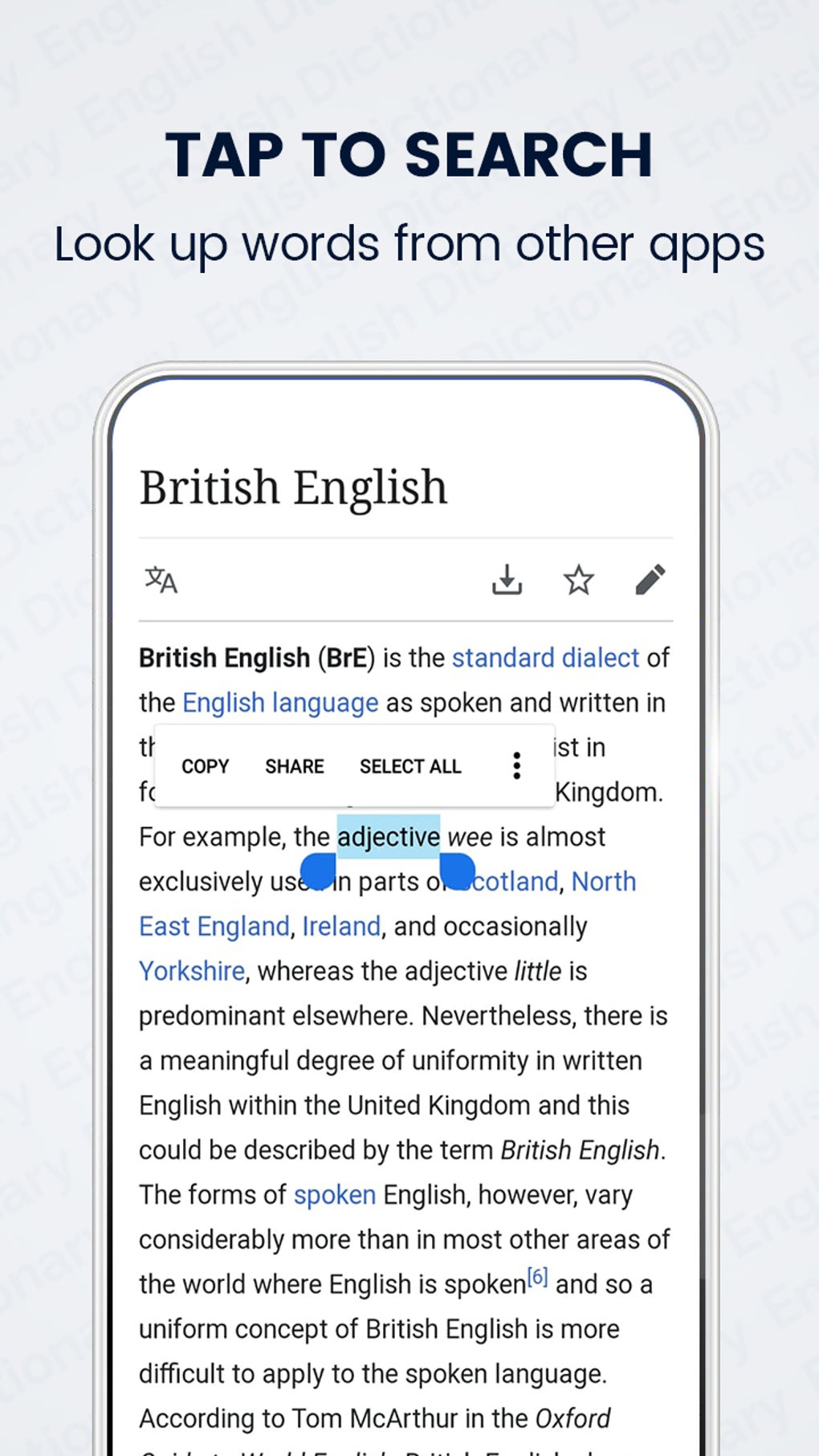 Offline English Dictionary APK para Android Descargar