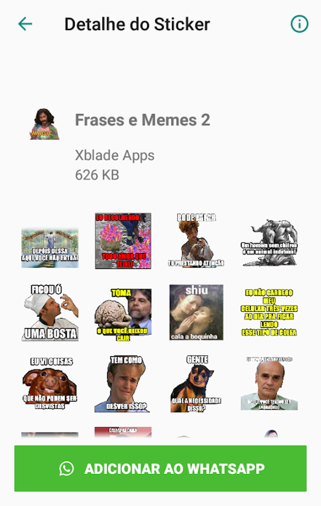 WASticker Figurinhas de memes – Apps no Google Play