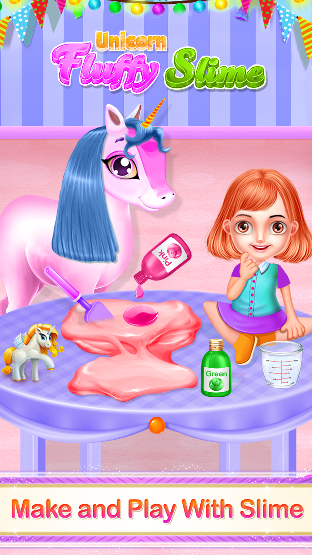 Unicorn Squishy Slime Games для Android — Скачать