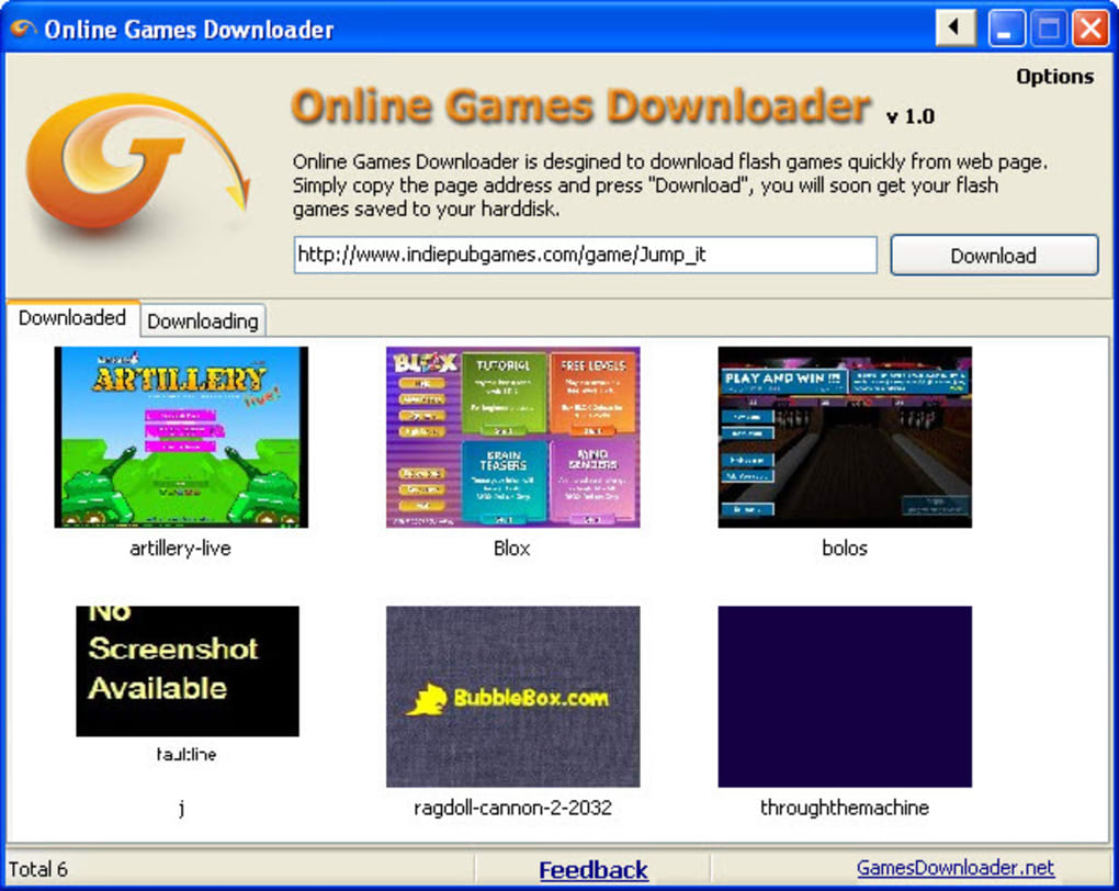 Online Games Downloader - Download