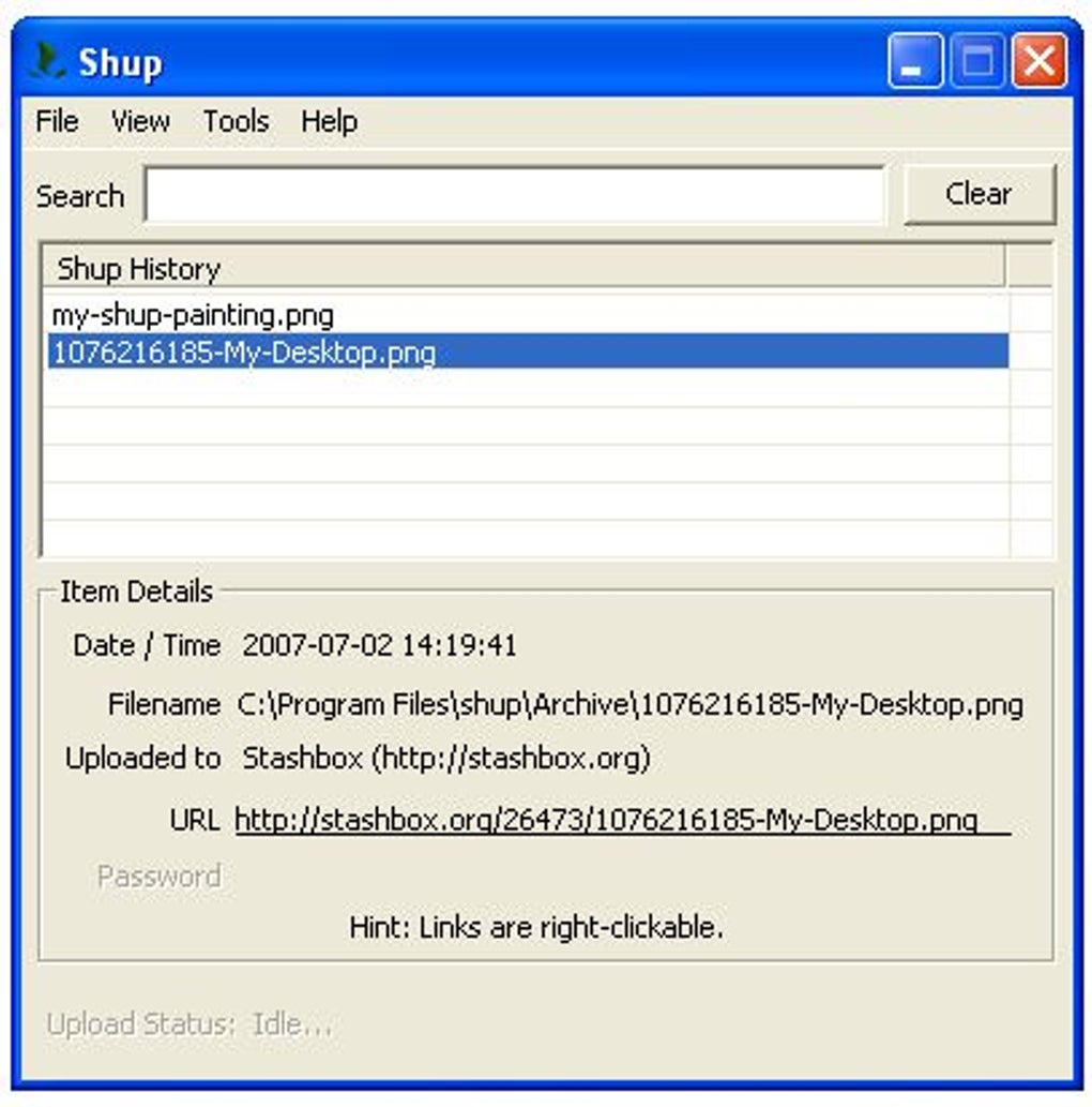 Shup - Download