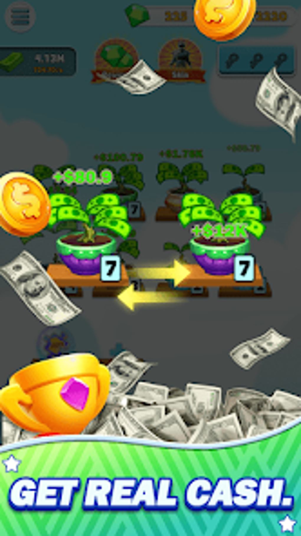 Cash Money Tree : Merge Reward для Android — Скачать