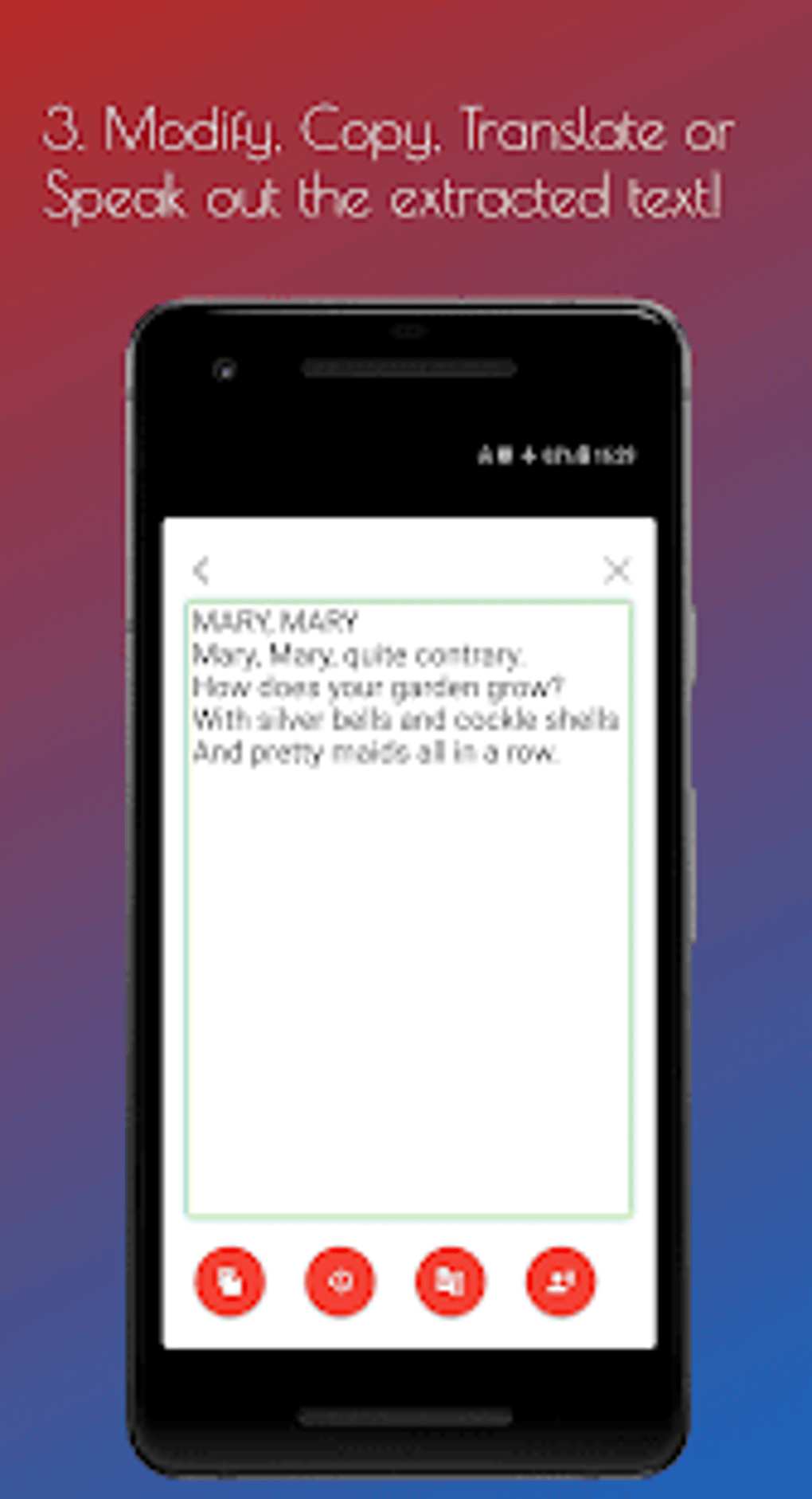 Android I in Extract Text From Image APK ndir