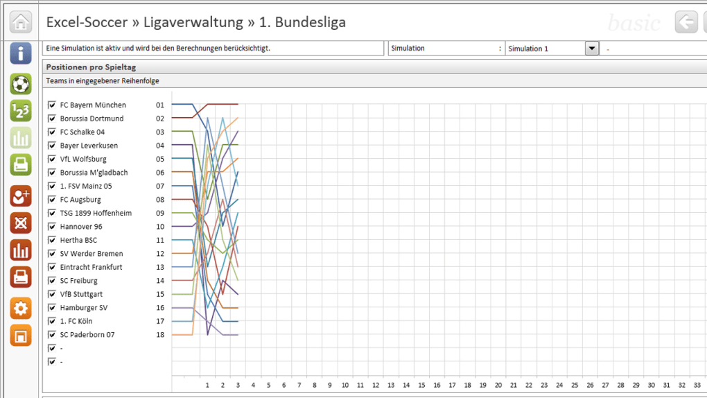 Excel Soccer Ligaverwaltung 1 Bundesliga Download