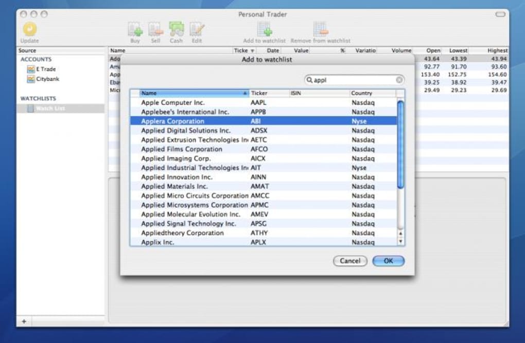 Trader software free mac download windows 10