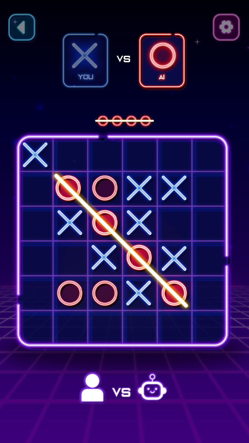 Tic Tac Toe Glow: 2 Player XO APK for Android - Download