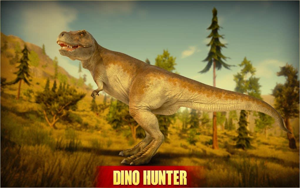 Jogos de animais selvagens Dino Hunter versão móvel andróide iOS