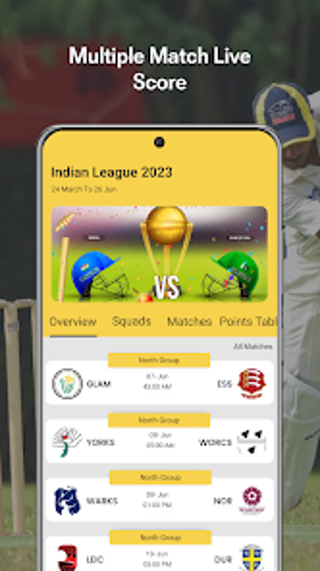 Cricket Live Line para Android Download