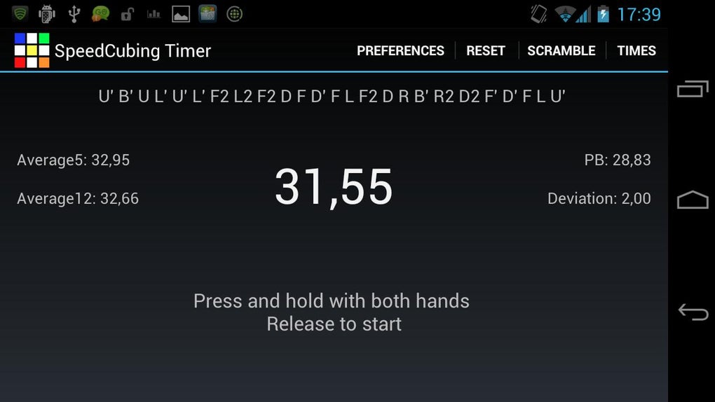 SpeedCubing Timer APK For Android - Download