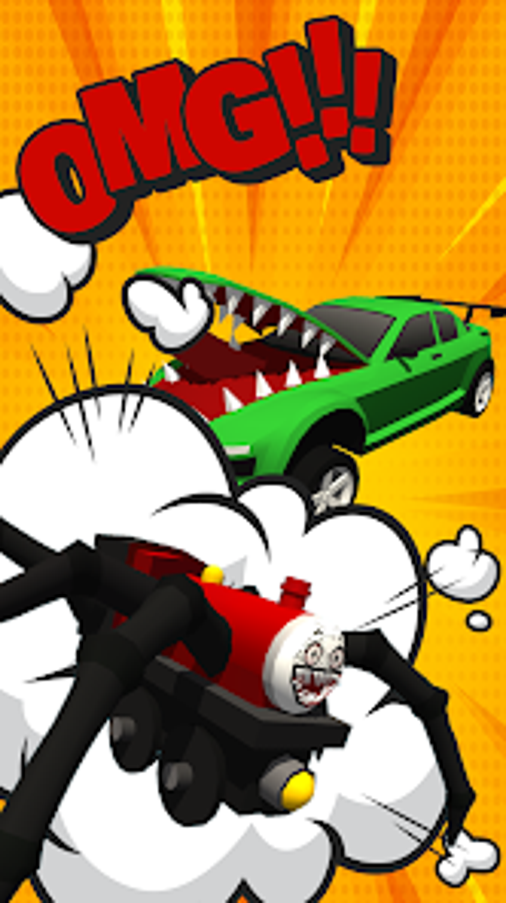 Car Monster Truck Color Battle для Android — Скачать