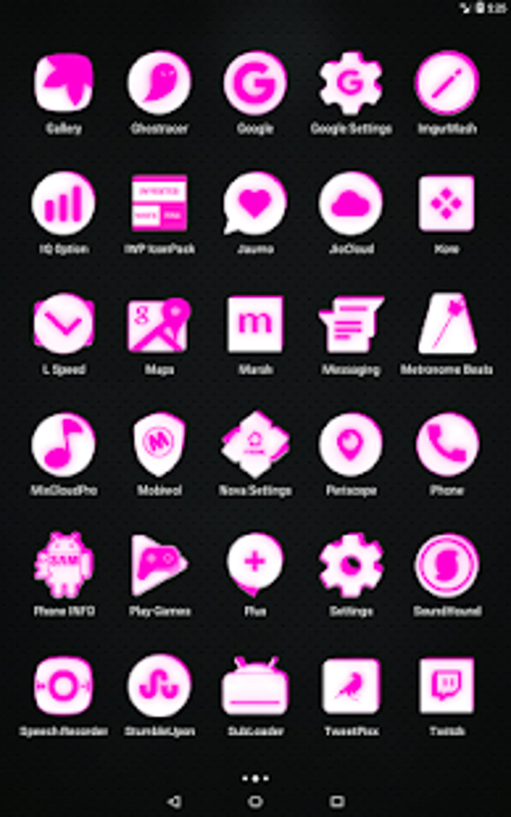 Inverted White and Pink Icon Pack Free APK for Android - Download