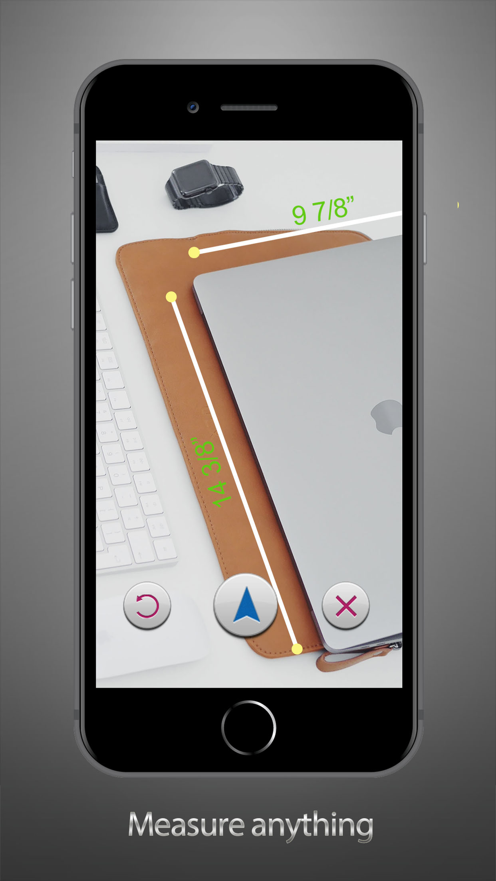 Measure distance clearance with iphone