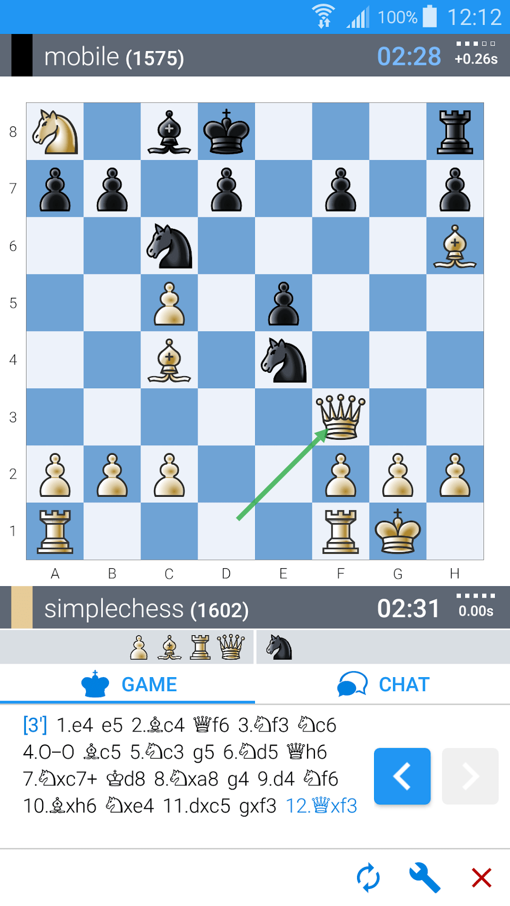 Play chess online for free! - SimpleChess App
