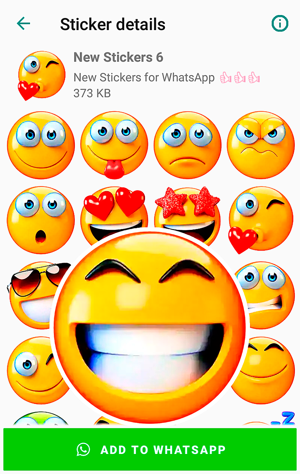 Emoji Stickers for WhatsApp для Android — Скачать