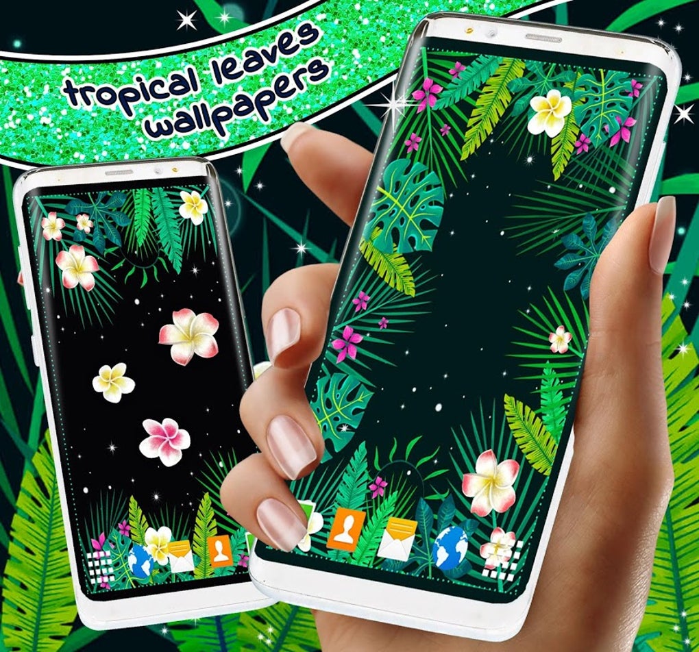 Jungle Live Wallpaper Leaves and Flowers Themes APK для Android — Скачать