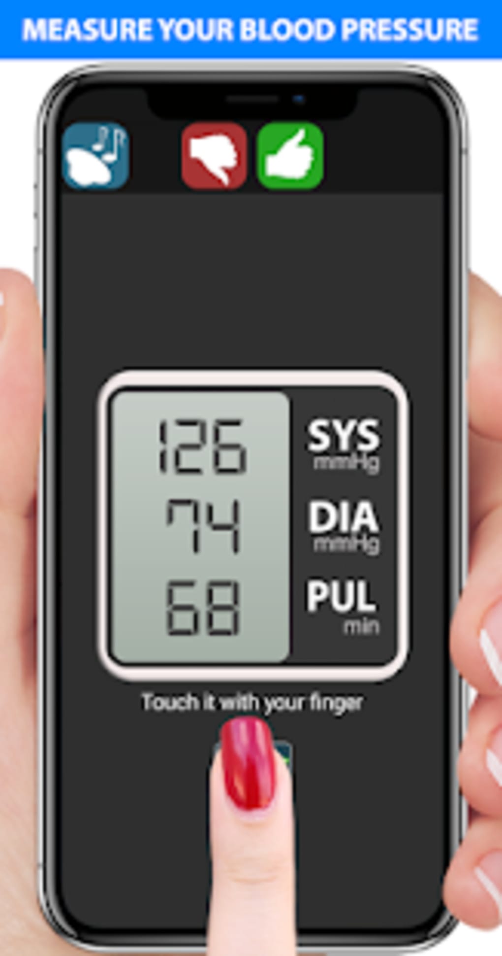 Blood Pressure Fingerprint Scanner APK pour Android - Télécharger