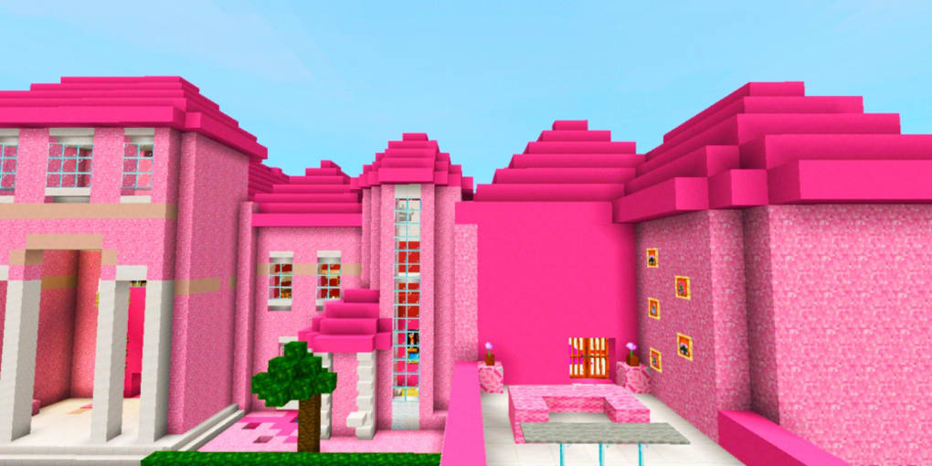 DECORAÇÃO CASA DA BARBIE (Barbie Dream House) - Minecraft 