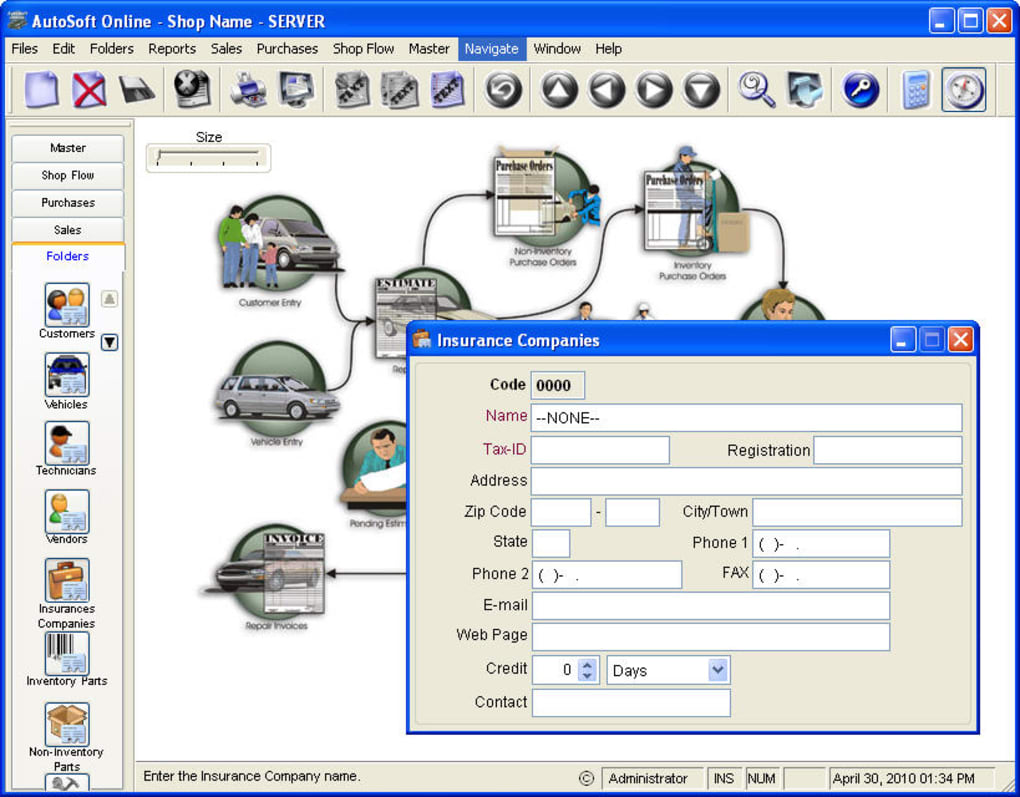 automotive repair shop software freeware