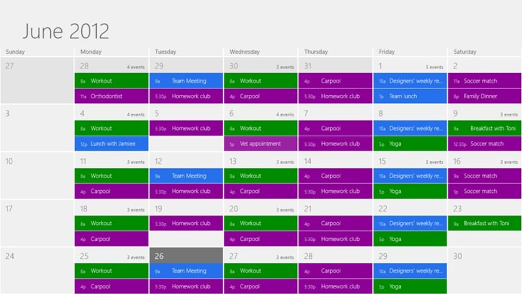 Mail, Calendar for Windows 10 untuk Windows Unduh
