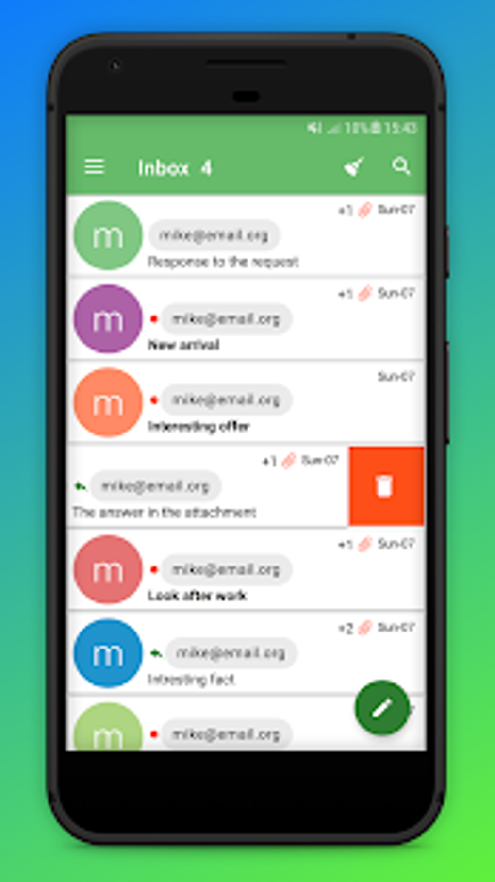 Free Mailer - Mail Client для Android — Скачать