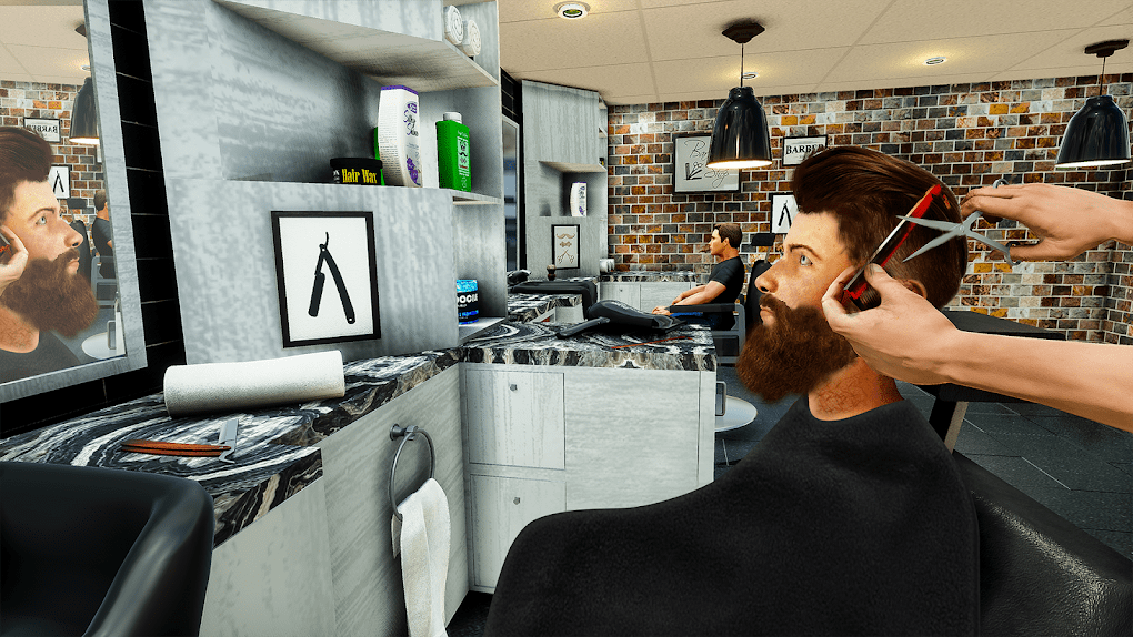 Barber Shop Hair Salon Game: Beard Styles Hair Cutting Games