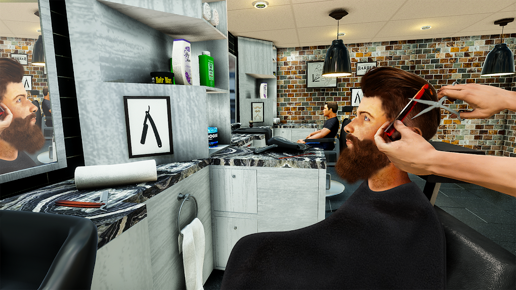 Barber shop, Cut Sim Games, 3DBrains, Fun Games