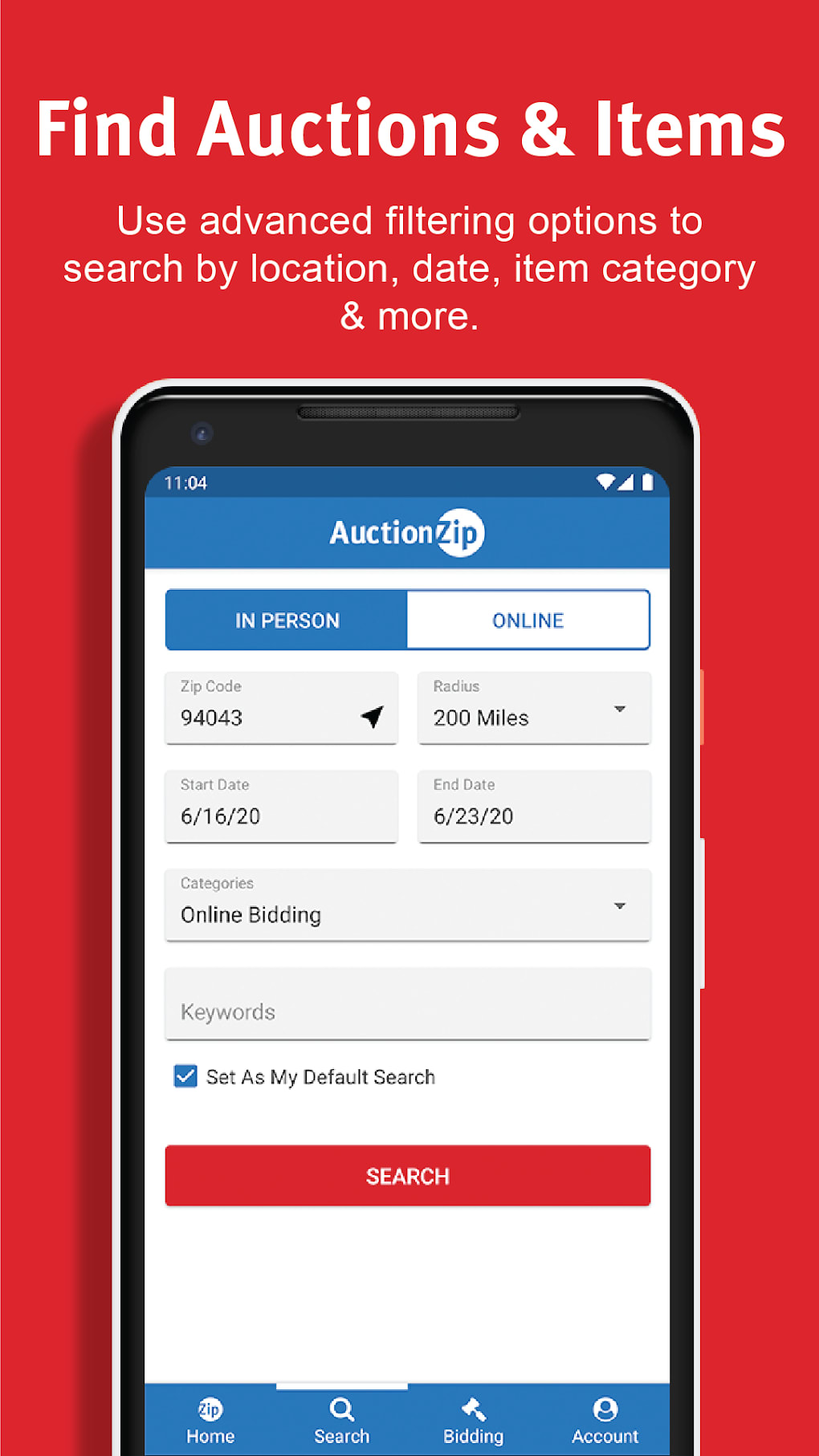 AuctionZip for Android Download