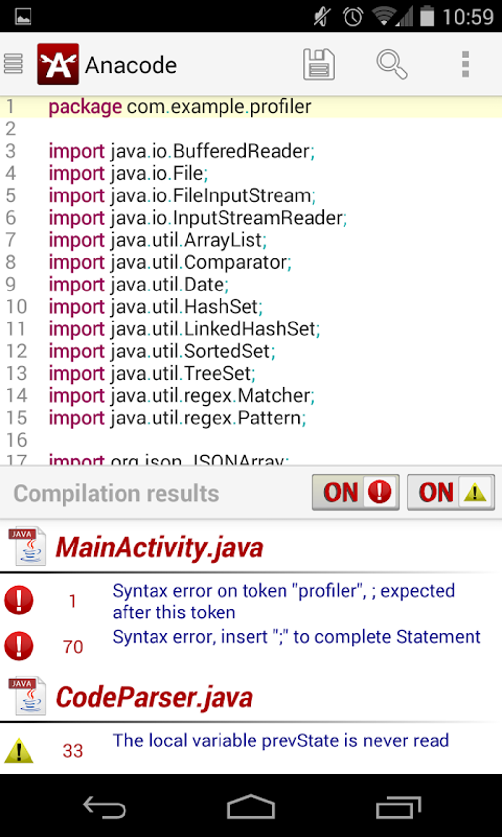 Anacode IDE Android/C/C++/JAVA APK for Android - Download