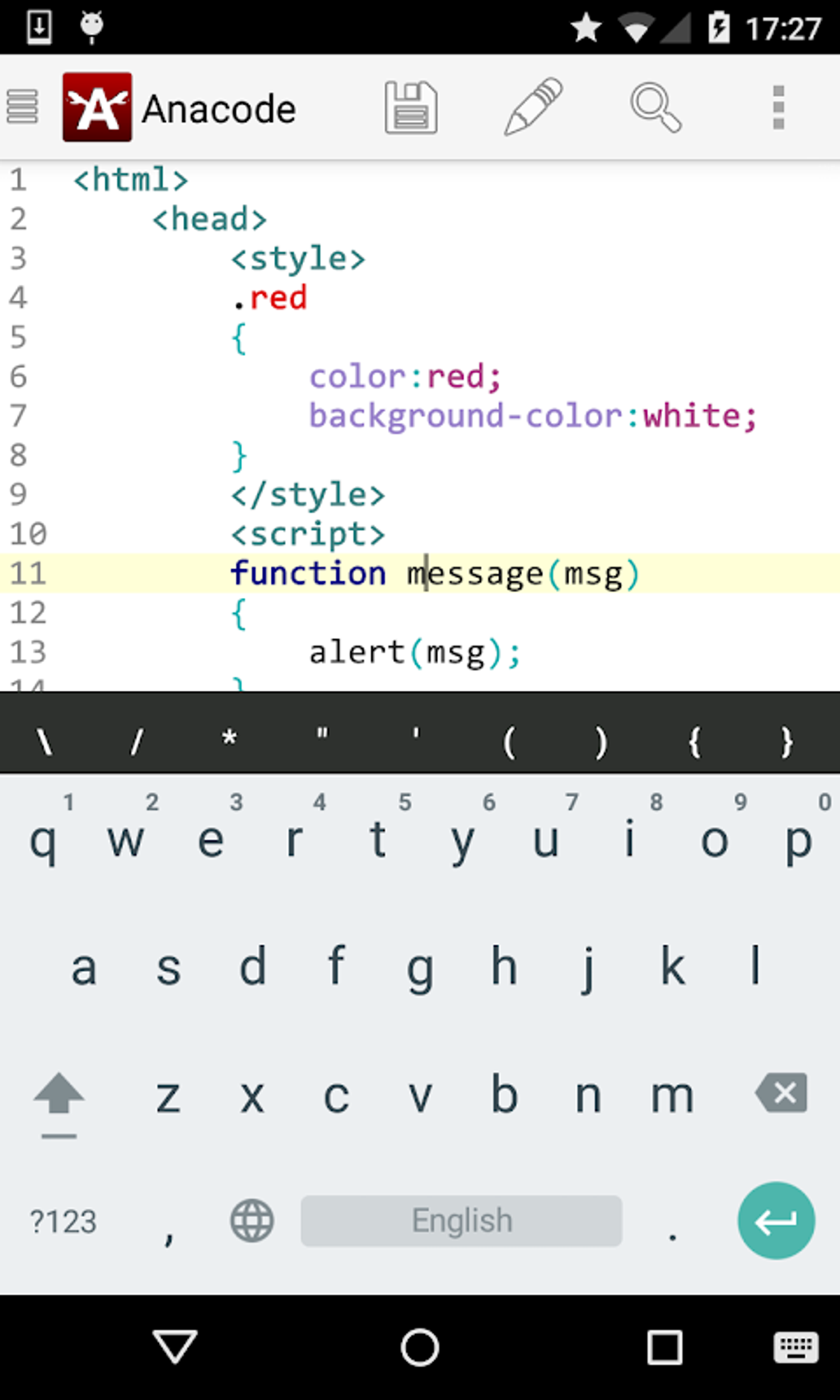 Anacode IDE Android/C/C++/JAVA APK for Android - Download