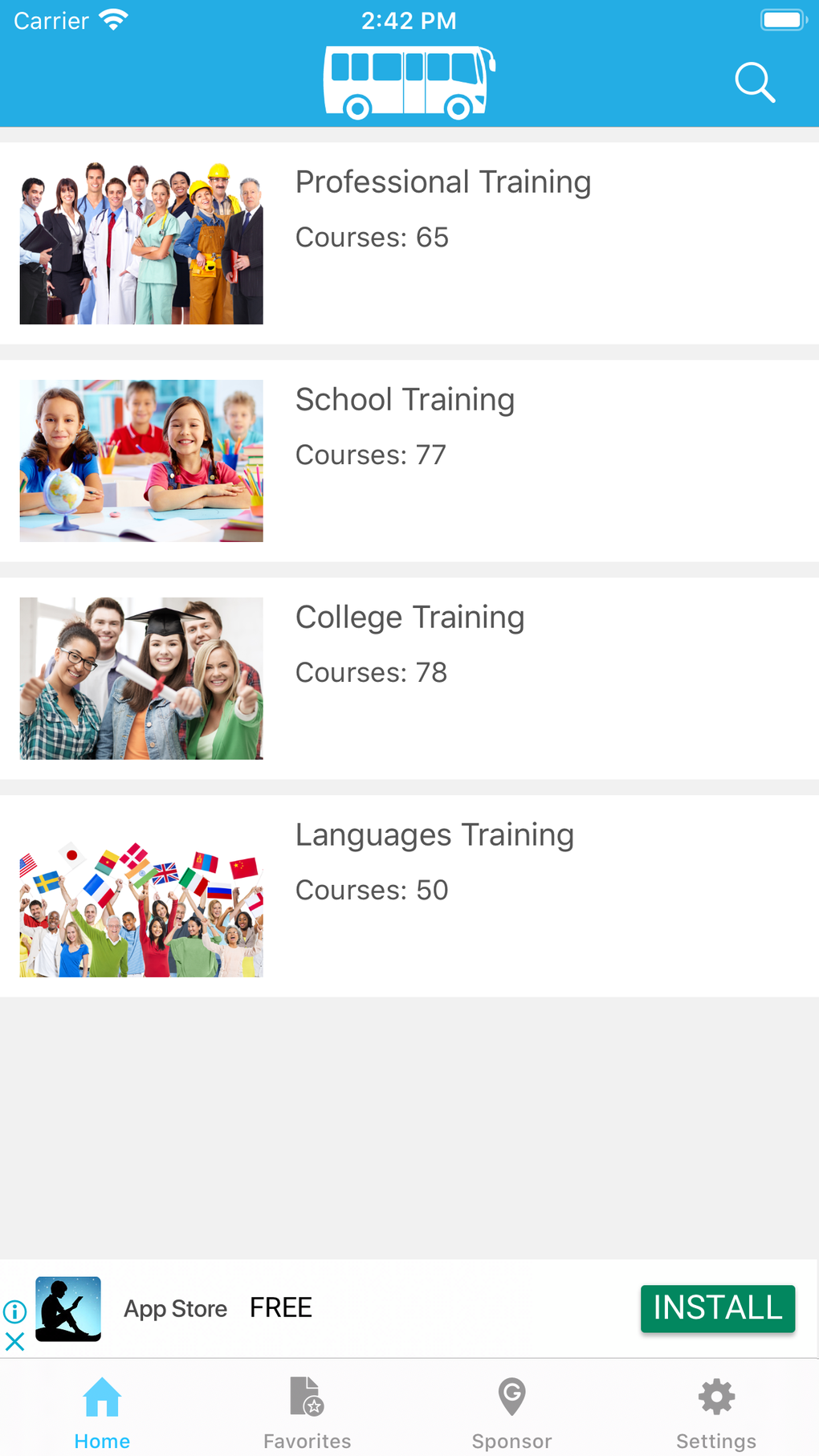 GoLearningBus University For IPhone - Download