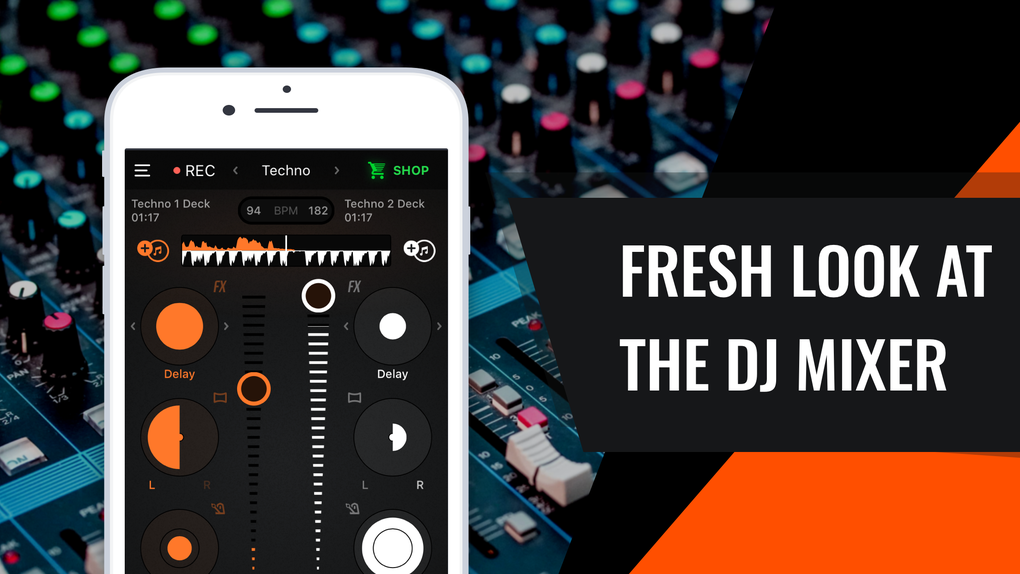 MIXED Virtual Dj Music Mixer لنظام iPhone تنزيل