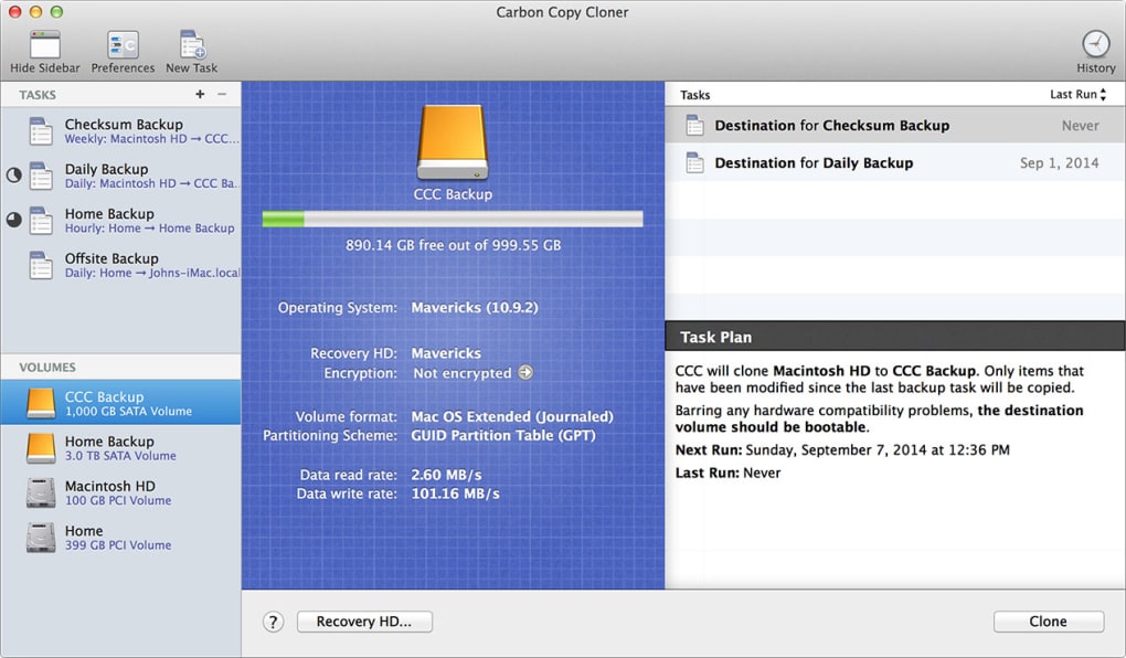 Carbon copy cloner mac for 10.9.5
