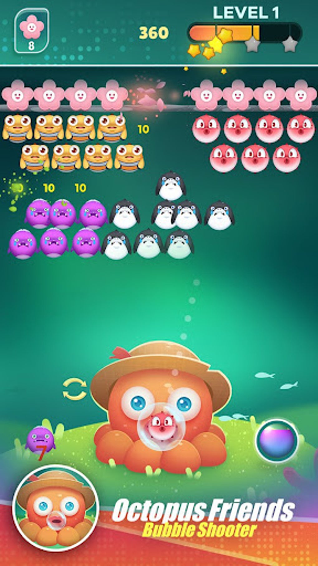 Octopus FriendsBubble Shooter for Android - Download