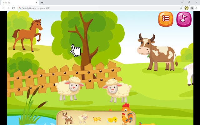 Find Animals For Kids Game for Google Chrome - Extension Download