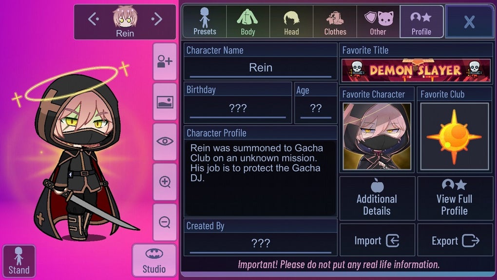 Gacha Club - Versões antigas APK