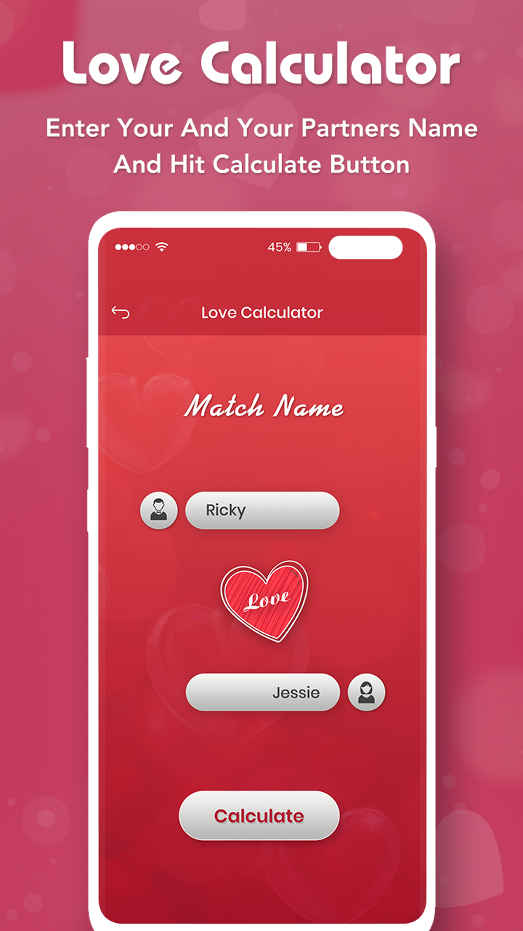 Run True Love Calculator Test::Appstore for Android