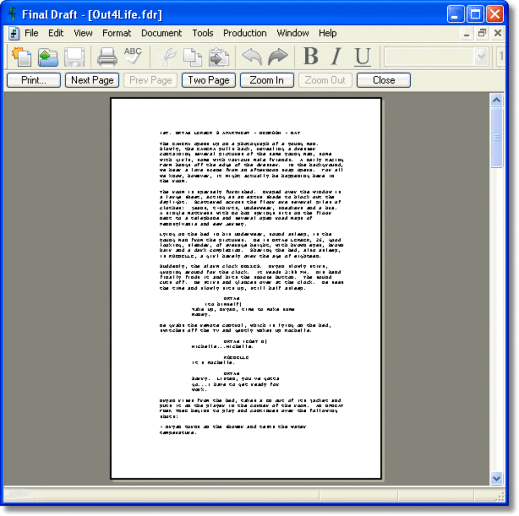 Final Draft Reader Mac Free Download