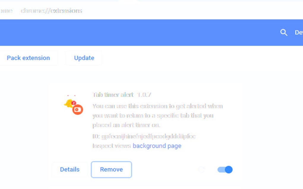 Tab timer alert for Google Chrome - Extension Download