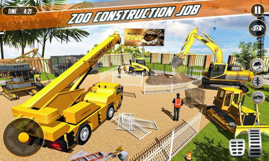 Animal Zoo Construction Simulator : Building Games لنظام Android - تنزيل