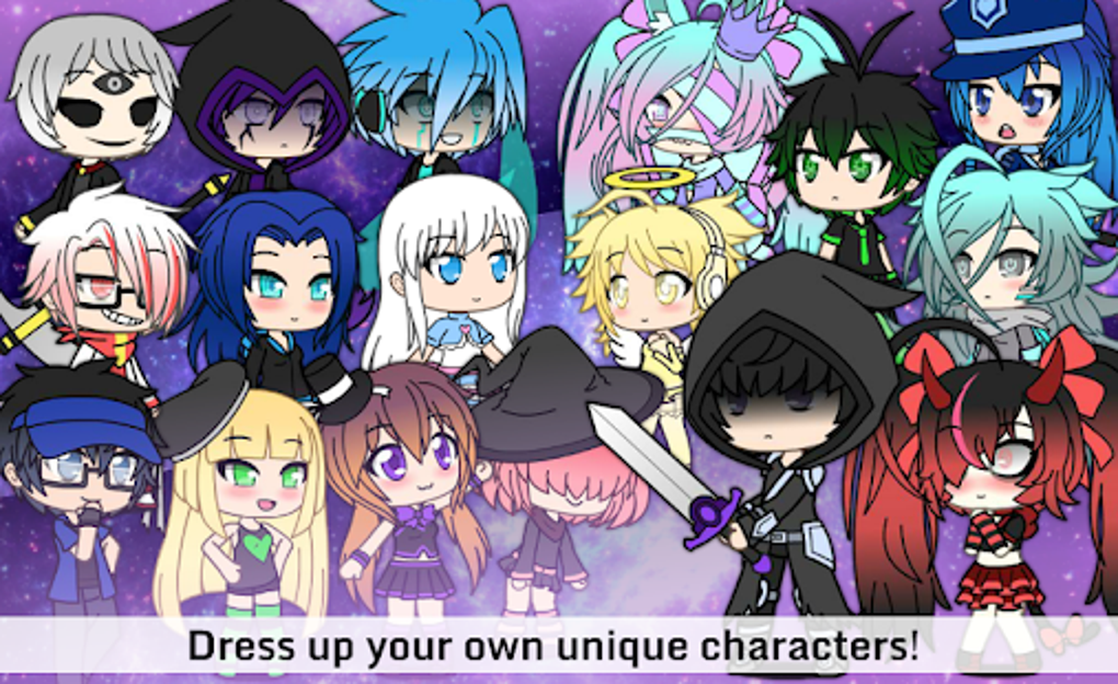 Gacha Club Oc  Roupas de personagens, Poses fofas, Personagens chibi