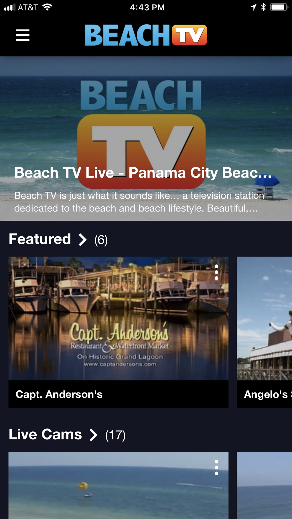 Beach tv panama city beach para iphone download