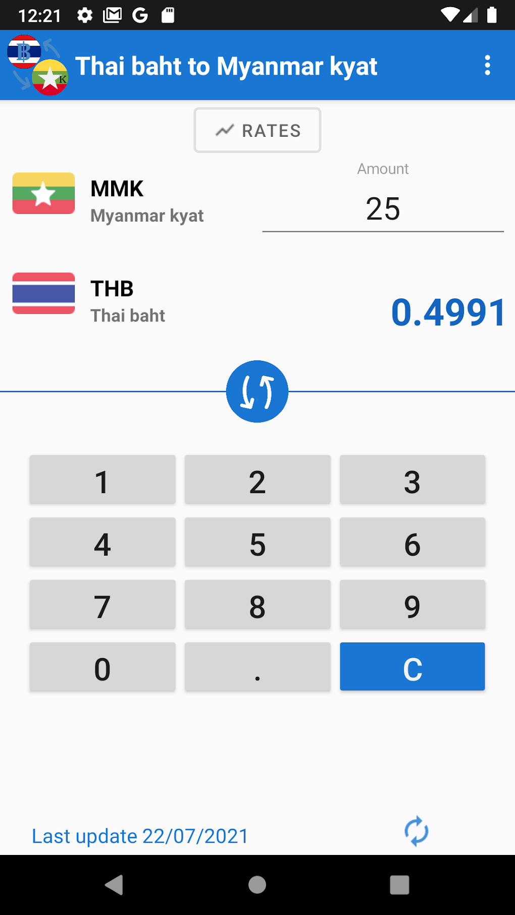 Thai Baht To Myanmar Kyat For Android 