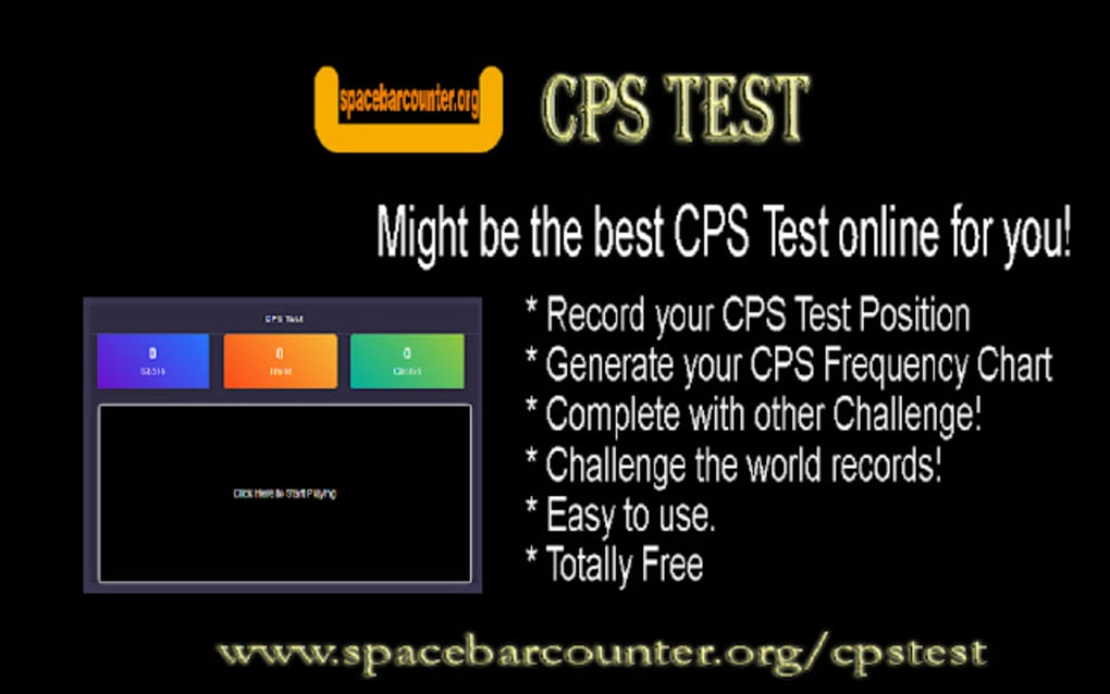 cps test and cps tester for Google Chrome - Extension Download