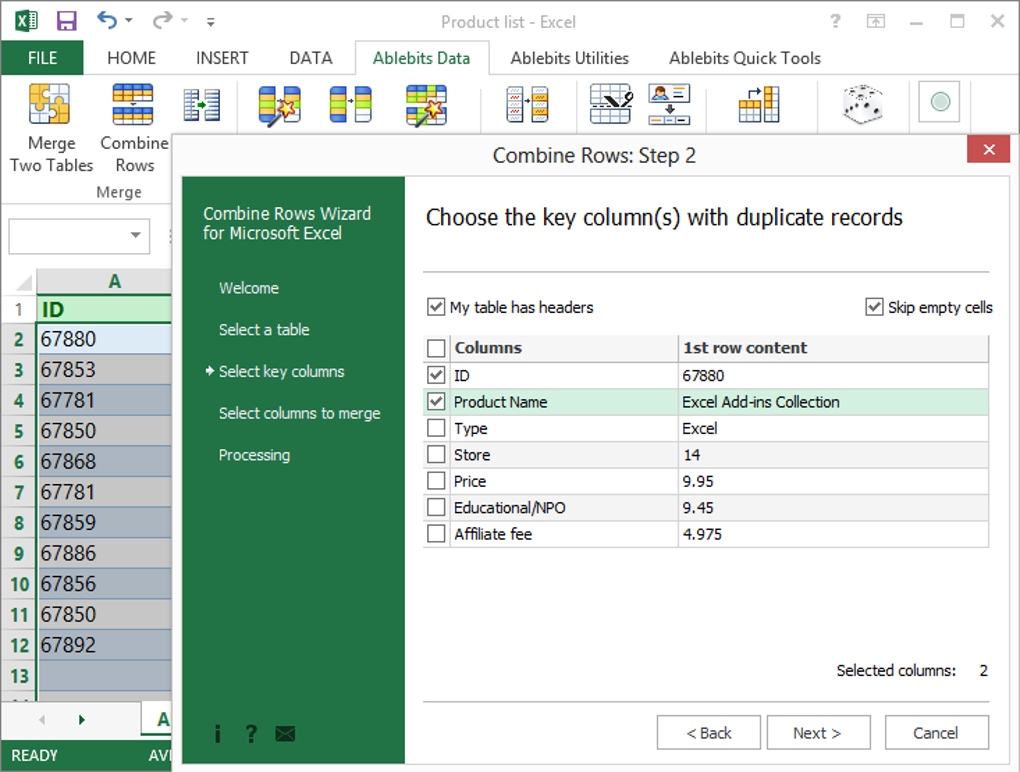 how to consolidate data in excel 2003