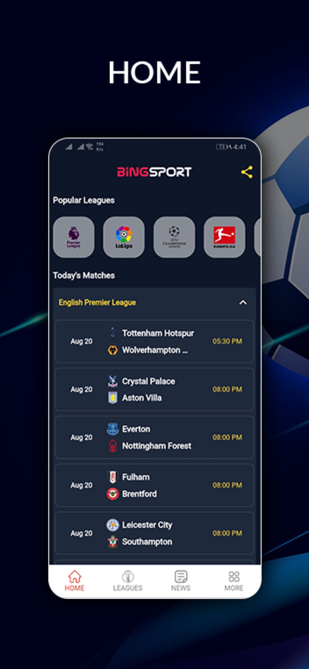 BingSport for Android